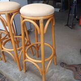 Thonet-style wooden bar stool