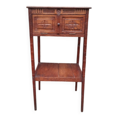 Guéridon table de chevet d'appoint art populaire