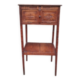 Folk art side table bedside table