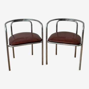 Tubular chrome chairs