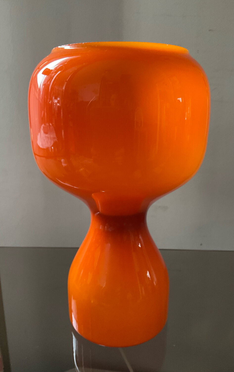 Vintage lamp of the 70s in opaline