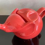 Large brick elephant teapot