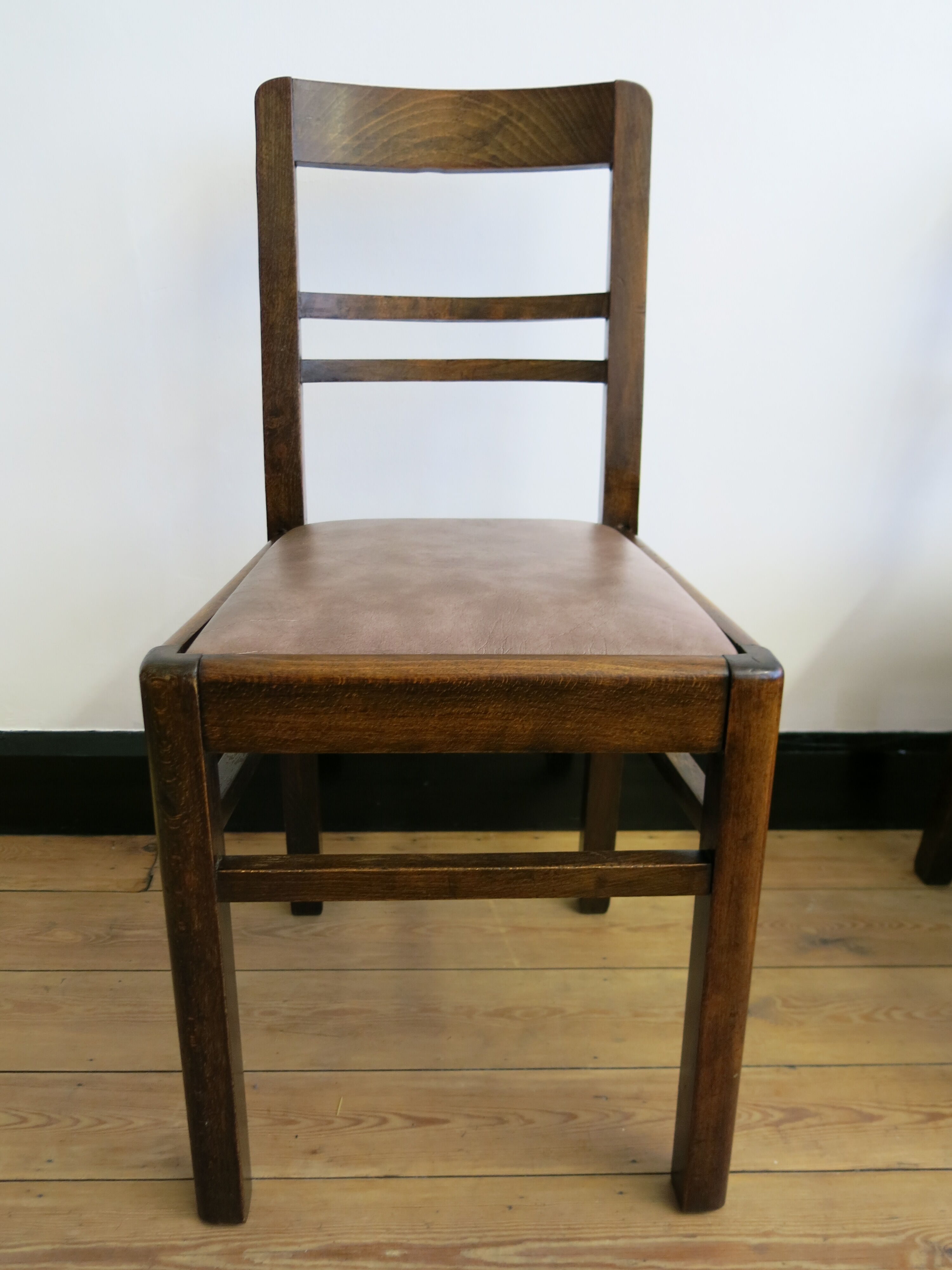 Set of four mid-century chairs