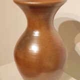 Important iridescent stoneware vase