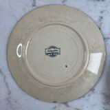 Set of two ironstone plates Sarreguemines Digoin favourite