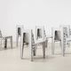 Very rare Set of 6 Alu Chairs by Richard Hutten for Hidden Netherlands 2000