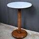 Walnut and marble gueridon, Restoration style – early 20th century