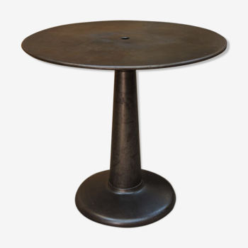 Table ronde guéridon de bistrot Tolix 1950 en métal