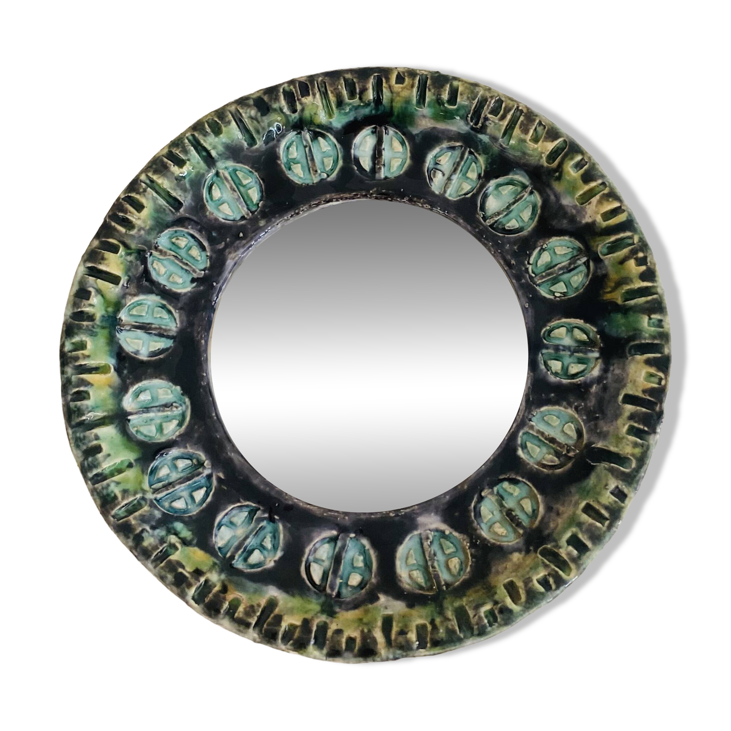 Miroir 14 cm céramique