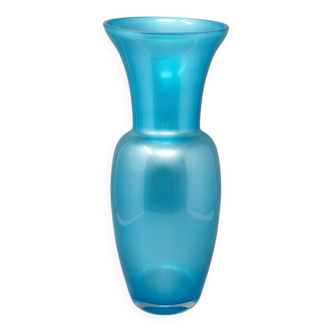 1970s Astonishing Blue Vase by Jean Close' for Michielotto. Made in Italy