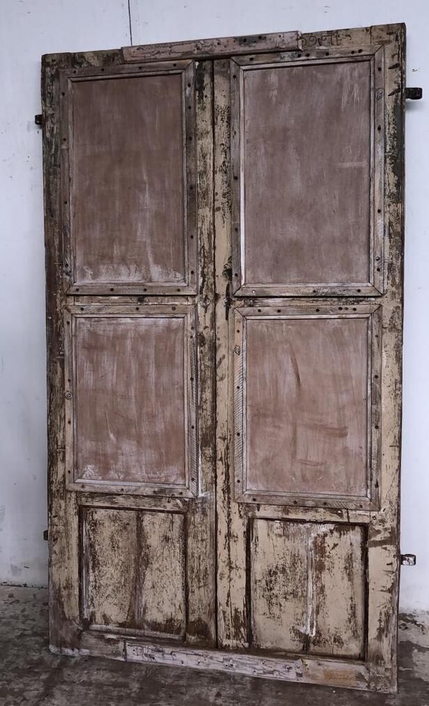 Old teak door