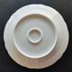 Plat porcelaine blanche vers 1900 33 cm de diamètre