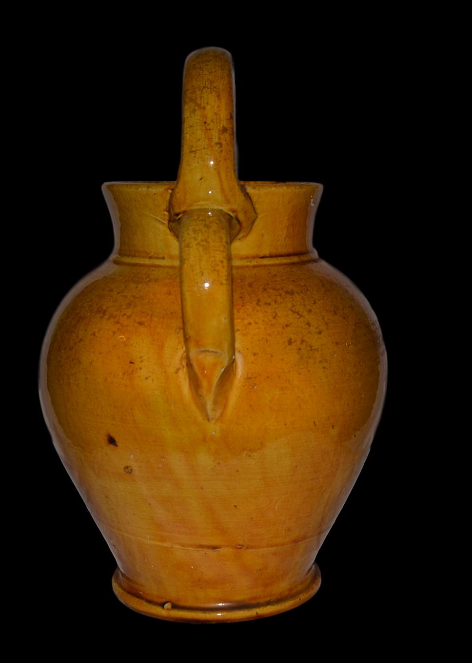 Gargoulette or pitcher in water in Earth enamelled Dieulefit 1930