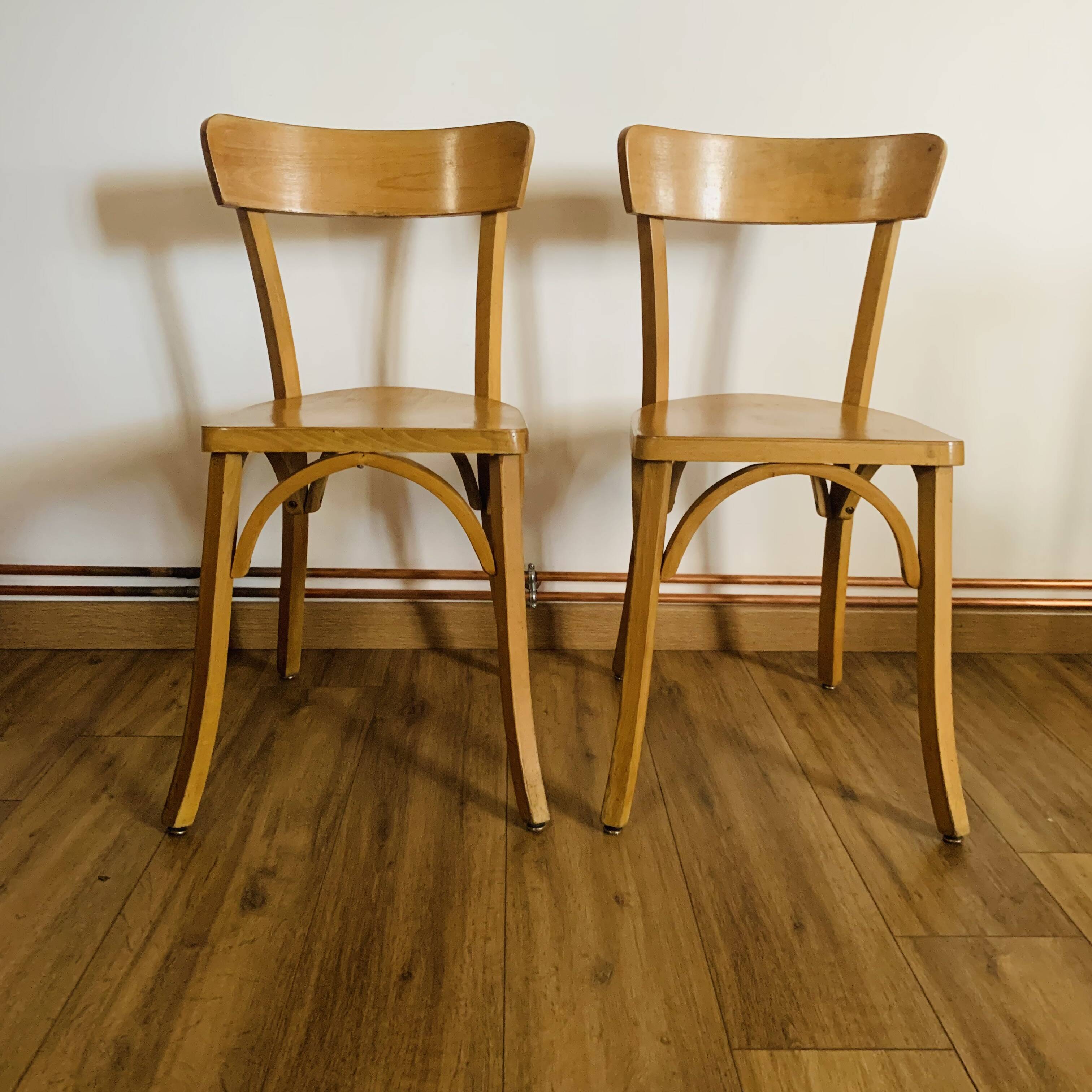 Pair of bistro chairs
