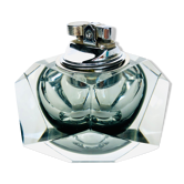 Grey table lighter made of Murano Sommerso glass by Flavio Poli,1960s