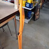 Chaise pliante orange vintage