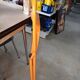 Vintage orange folding chair