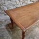 Antique oak dining table with drawer – France, early 20th century