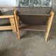 Paire de fauteuils vintage en bois