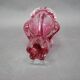 Mid-century pink art glass vase by Josef Hospodka, Czechoslovakia, 1960s.