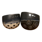 Set of two ceramic bowls