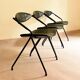 Set of three "Rugby" model chairs by Gilbert Steiner for Steiner, 1962.