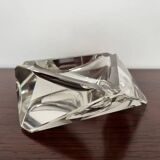 Cendrier en verre artistique bohémien par Vaclav Hanus pour Moser, années 1960.