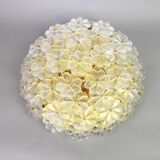 Large flower ceiling light in Murano glass, Ernst Palme, Germany, 1970s