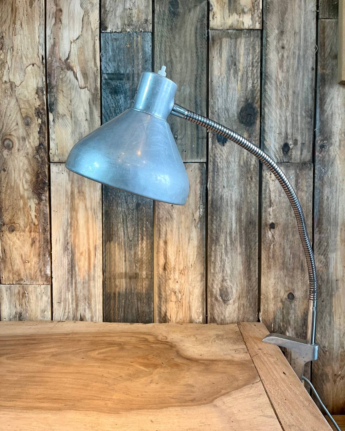 Vintage metal desk lamp