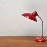 Red German table lamp mid-century 6786 by Christian Dell for Kaiser Idell, 1960s