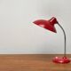 Lampe de table articulée en métal rouge 6786 par Christian Dell pour Kaiser Idell, années 1960