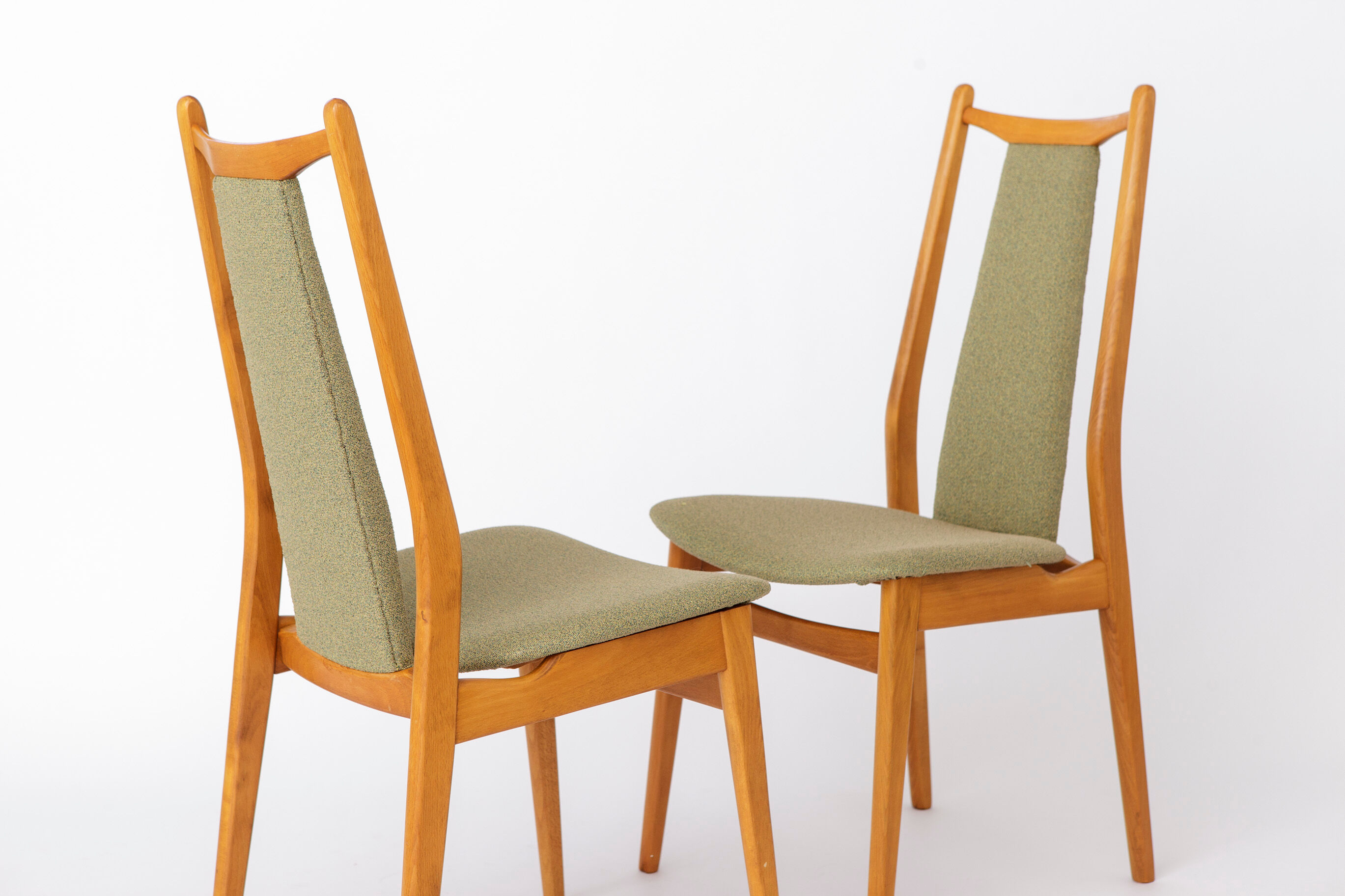Vintage Dining Chairs Set of 4, Mid Century Modern Chairs, 1960s German