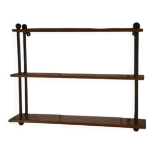 Étagère chêne et tube - acier