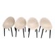 Set of 4 KARTELL Mr. Impossible armchairs