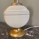 Ivory ceramic lamp base