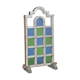 Screen art deco wood and glass colores piece of origin india