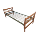 Lit vintage croisillons pliable
