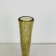Green bubble glass soliflore vase