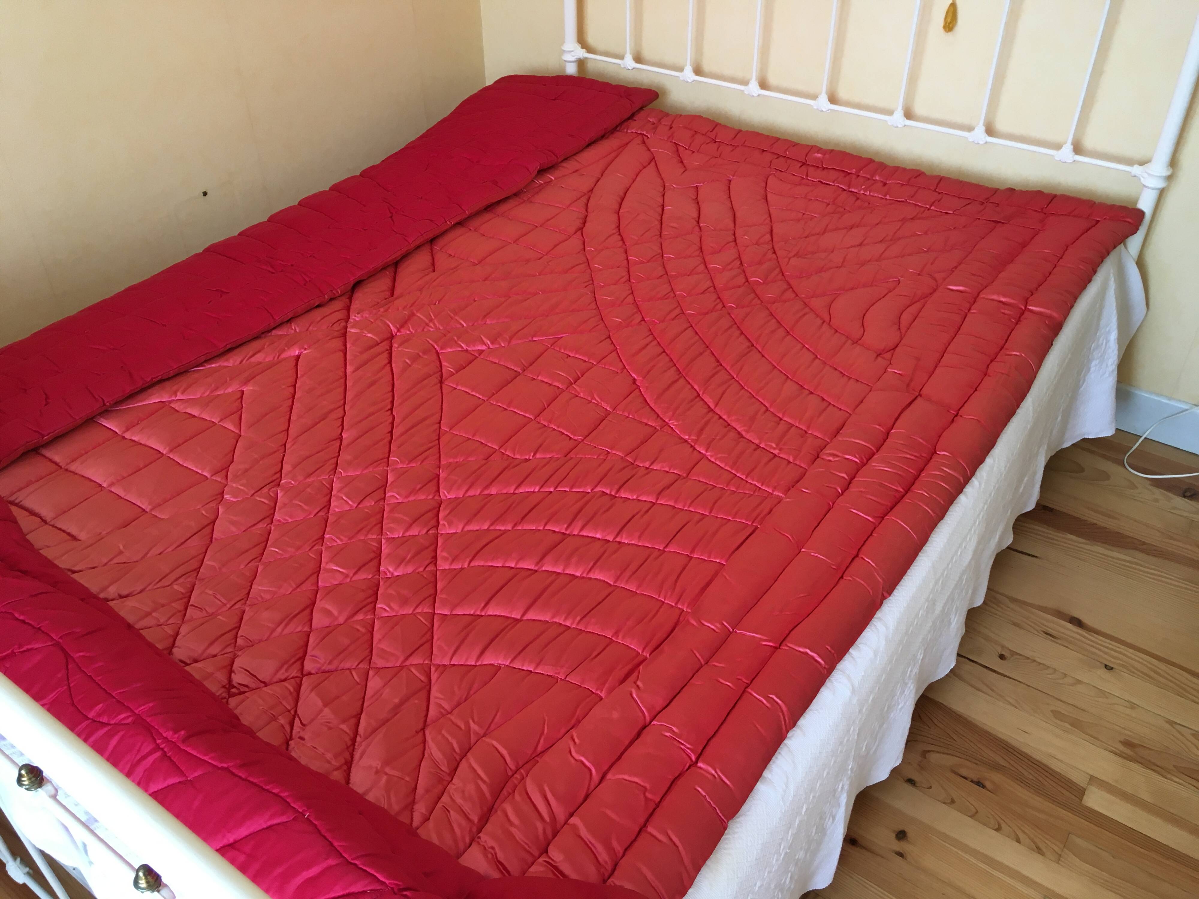 Couvre-lit boutis intérieur pure laine