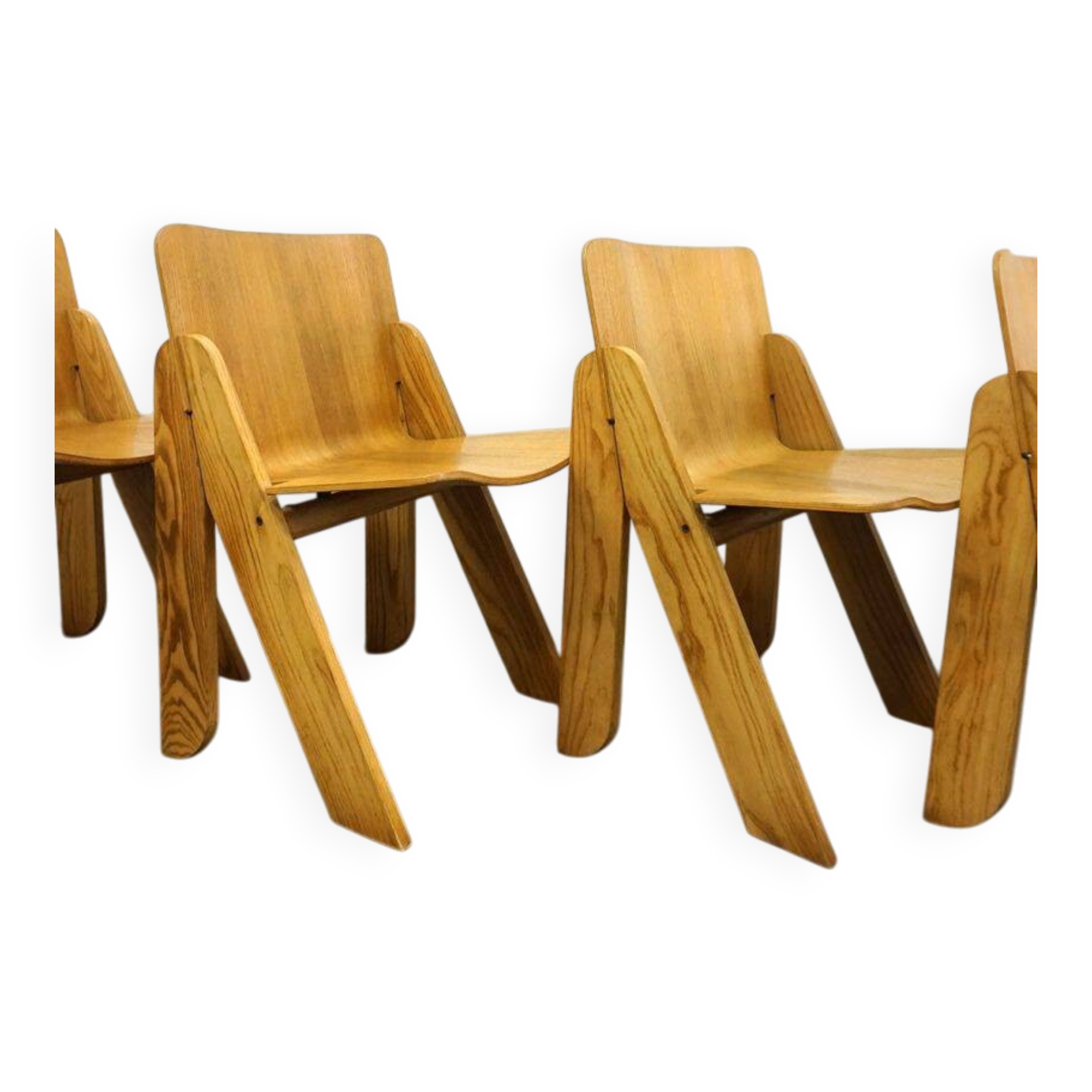 Ensemble de 4 chaises Peota par Gigi Sabadin pour Stilwood