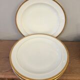 Christmas Pop up 2022 - 6 porcelain plates, gilded décor