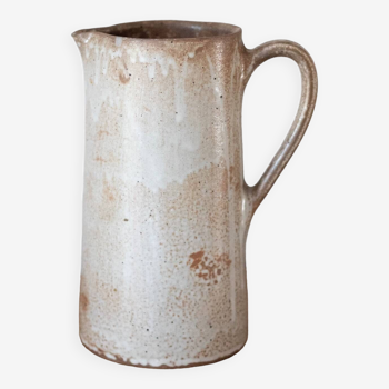 Old vintage stoneware pitcher