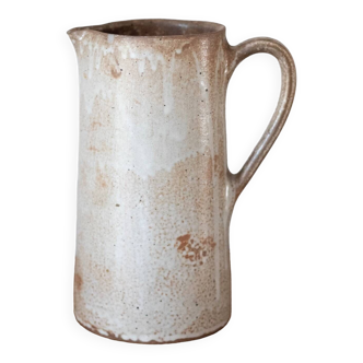 Old vintage stoneware pitcher