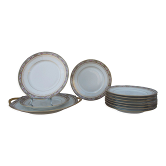 Porcelaine de Limoges service dessert