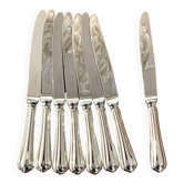 Christofle spatours 8 dessert knives 19.5 cm very good condition