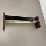 cubic Large 38cm Teak and Metal adjustable wall light element, Germany 1950s