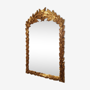 Miroir doré 68x106cm