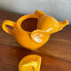 Orange elephant teapot