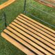 Banc de jardin vintage fer forgé et bois