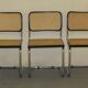 Set de 3 chaises B32 noires par Marcel Breuer